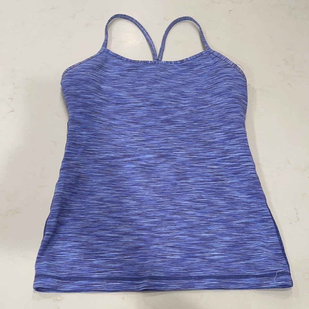 Periwinkle Lululemon Flow Y top